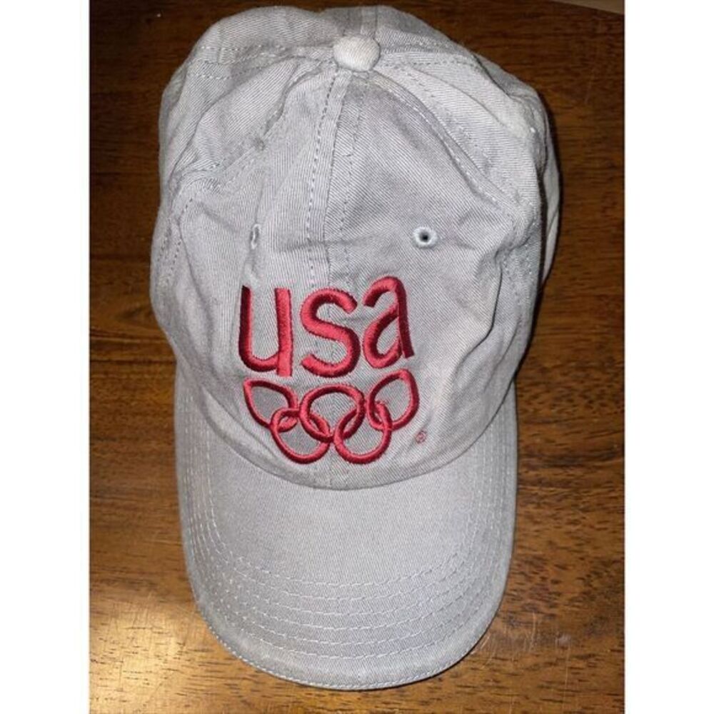 Vintage USA Olympics Olympic Ring‎ Cap Hat Salt Lake City